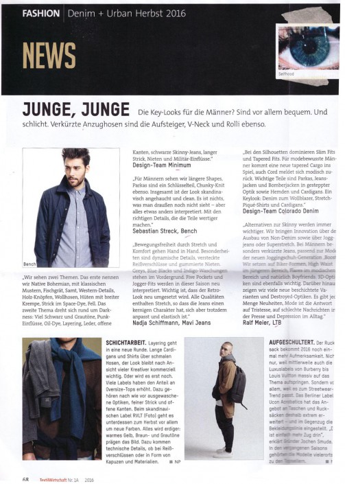 Textilwirtschaft Minimum